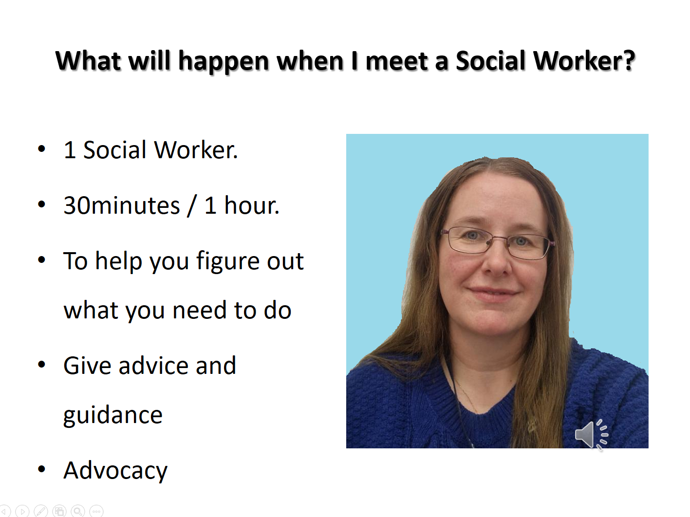 Social work talk